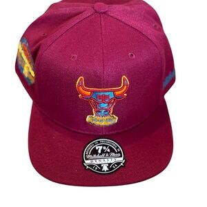 Mitchell & Ness Sz. 7 3/4 Dynasty Fitted Cap NBA Bulls Northern Lights